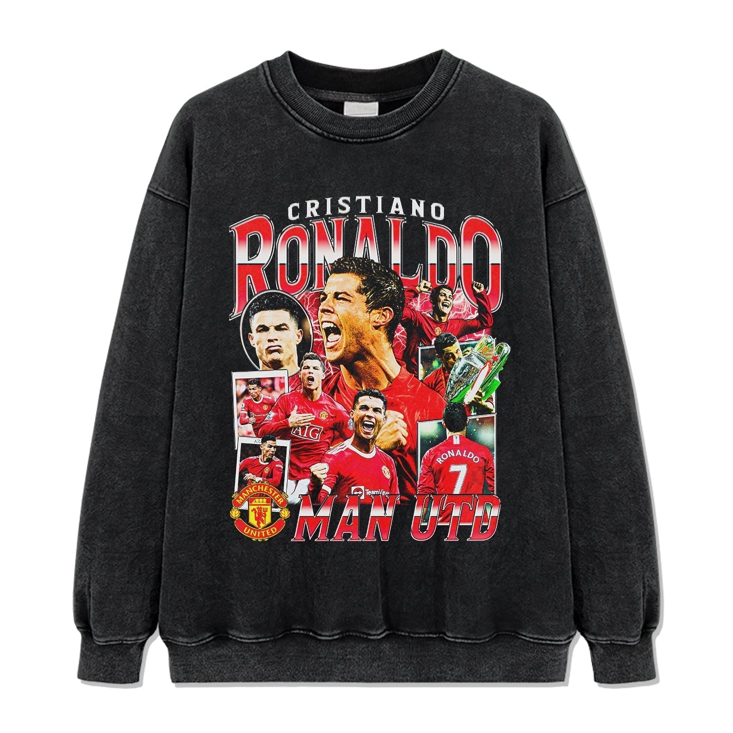 Cristiano Ronaldo Manchester United Sweatshirt T-Shirts, Hoodie | CoreVibeTees.com (Image 2)