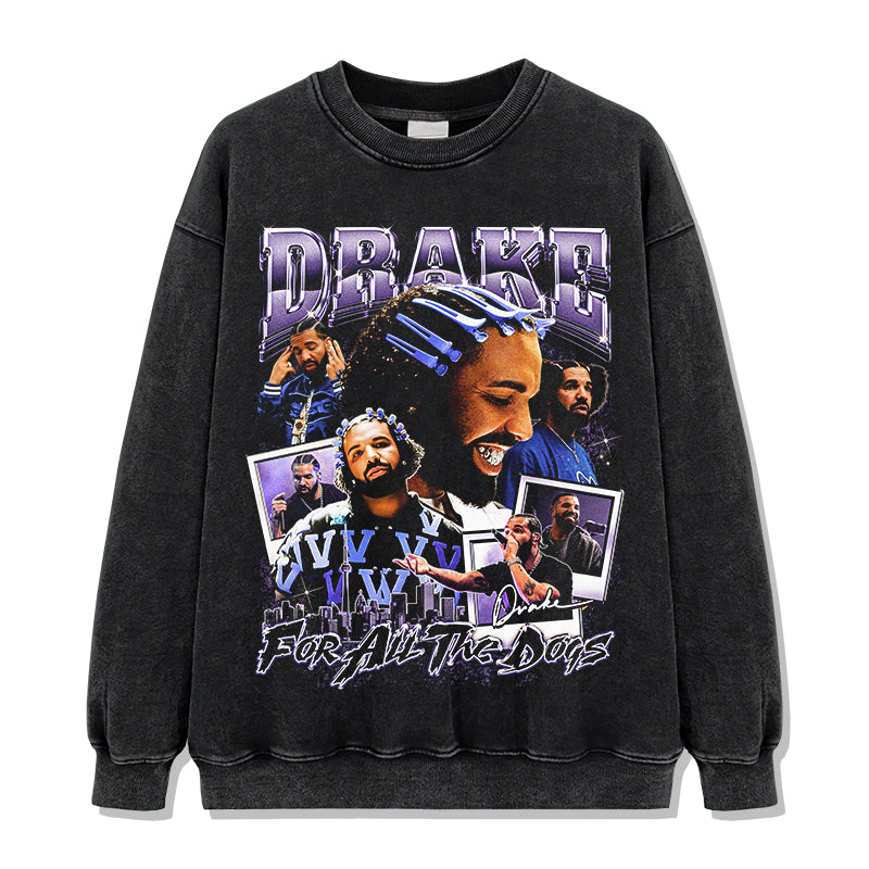 For All The Dogs By Drake Signature Sweatshirt T-Shirts, Hoodie | CoreVibeTees.com (Image 2)