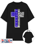 Washington Huskies Women’s Basketball cross I can do all things through christ who strengthens me shirt