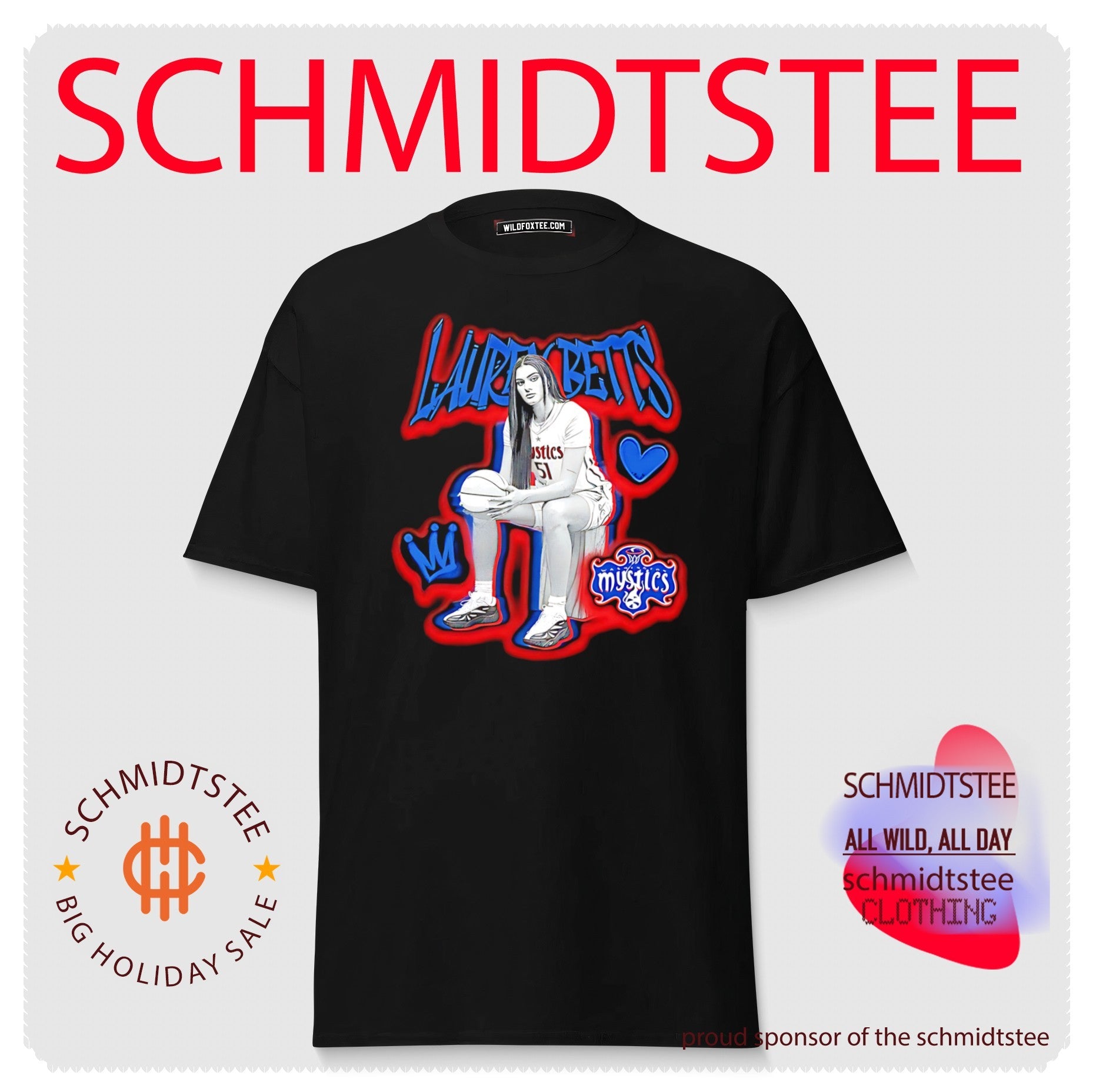 Washington Mystics Lauren Betts retro shirt