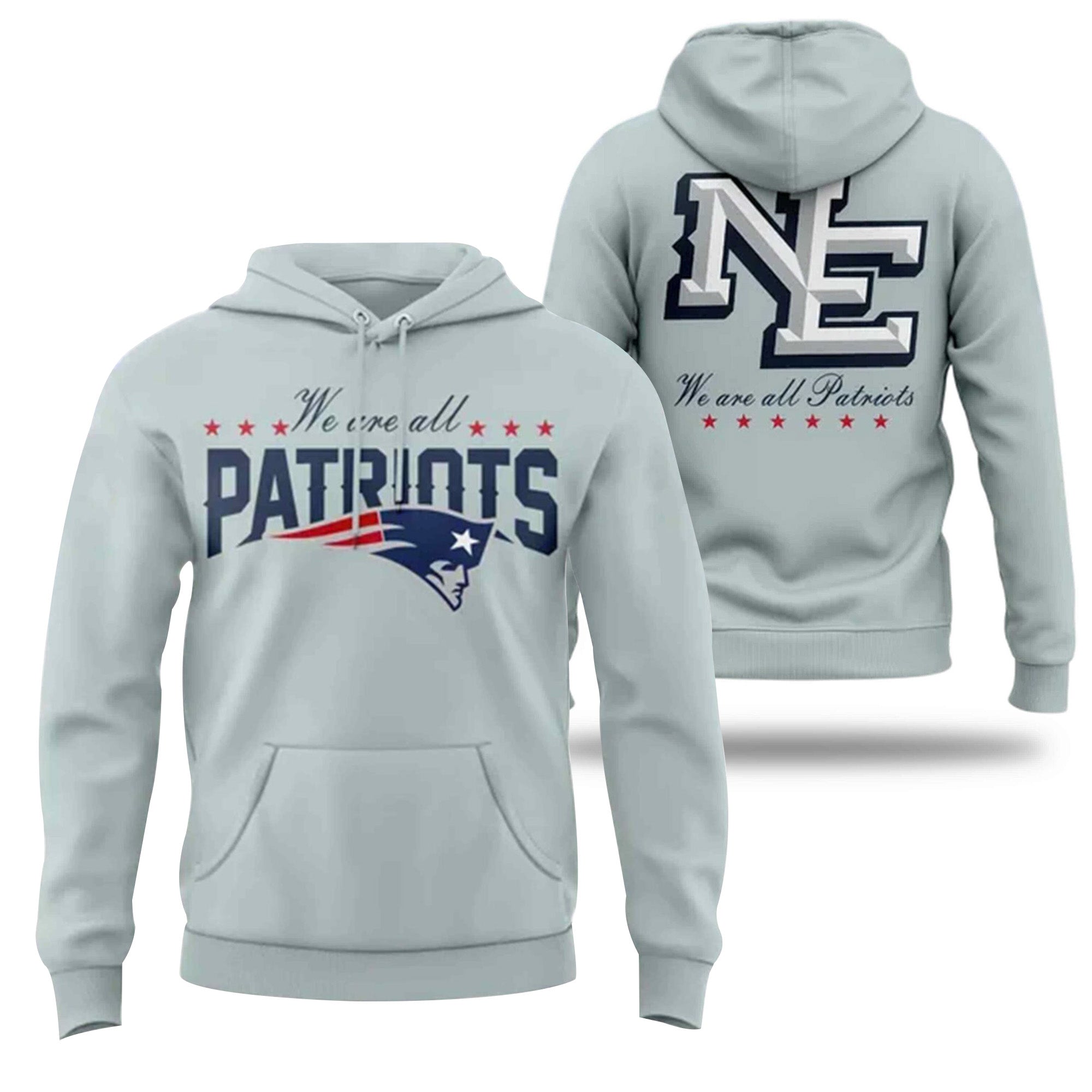 We Are All Patriots Nor’Ester Hoodie