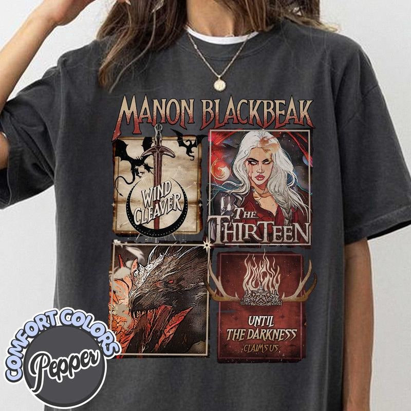 We Are the Thirteen Shirt From Now Until the Darkness Claims T-Shirt,Acotar Crescent City Manon Blackbeak Throne of Glass Shirt