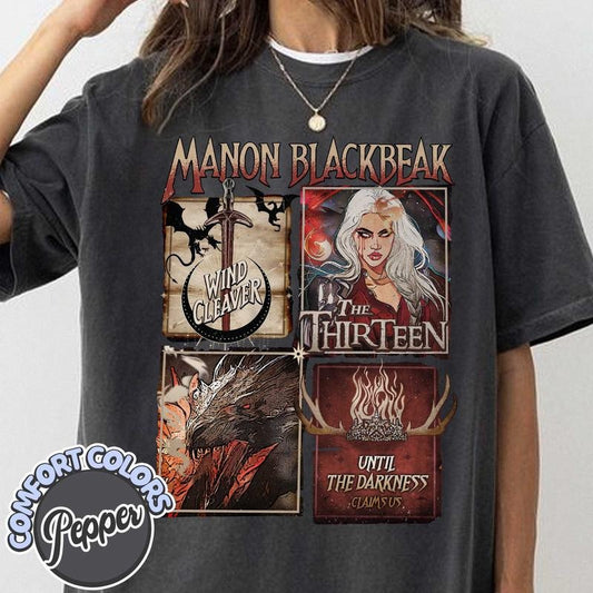 We Are the Thirteen Shirt From Now Until the Darkness Claims T-Shirt,Acotar Crescent City Manon Blackbeak Throne of Glass Shirt