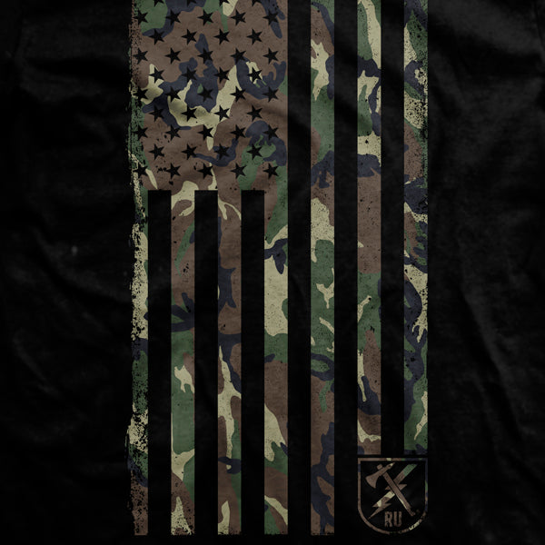BDU Camo Flag T-Shirt Style001 Hoodie, Sweatshirt | CoreVibeTees.com (Image 2)
