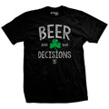 Beer & Bad Decisions Shamrock T-Shirt Hoodie, Sweatshirt | CoreVibeTees.com (Image 1)
