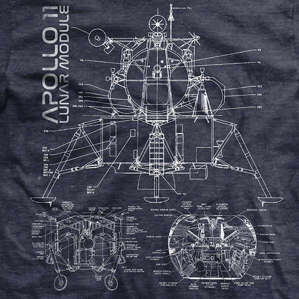NASA Apollo 11 Lunar Module T-Shirt Style001 Hoodie, Sweatshirt | CoreVibeTees.com (Image 2)