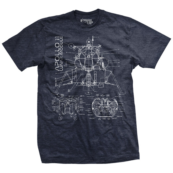 NASA Apollo 11 Lunar Module T-Shirt Style001 Hoodie, Sweatshirt | CoreVibeTees.com (Image 1)