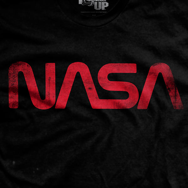 The NASA "Worm" - Black - T-Shirt - Wholesale Style001 Hoodie, Sweatshirt | CoreVibeTees.com (Image 2)