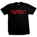 The NASA "Worm" - Black - T-Shirt - Wholesale Style001 Hoodie, Sweatshirt | CoreVibeTees.com (Image 1)