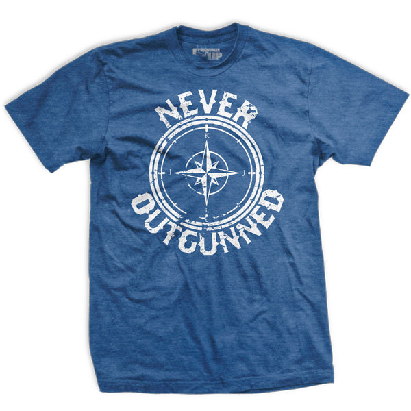 Never Outgunned T-Shirt Style001 Hoodie, Sweatshirt | CoreVibeTees.com (Image 1)