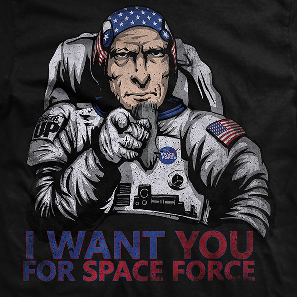 Space Force Uncle Sam T-Shirt Style001 Hoodie, Sweatshirt | CoreVibeTees.com (Image 2)