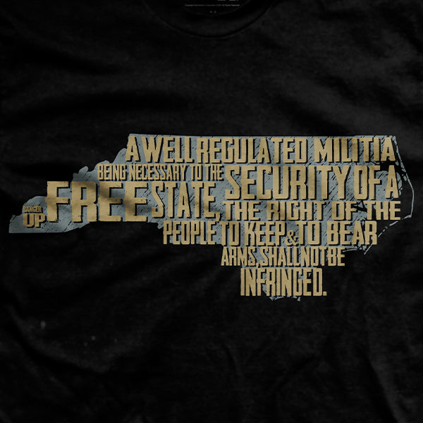 The North Carolina 2nd Amendment T-Shirt Style001 Hoodie, Sweatshirt | CoreVibeTees.com (Image 2)