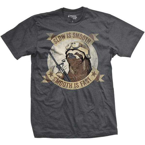 Slow Is Smooth Smooth Is Fast T-Shirt - Wholesale Style001 Hoodie, Sweatshirt | CoreVibeTees.com (Image 1)