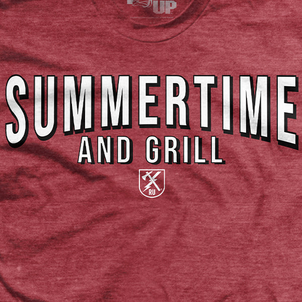 Summertime and Grill T-Shirt Style001 Hoodie, Sweatshirt | CoreVibeTees.com (Image 2)