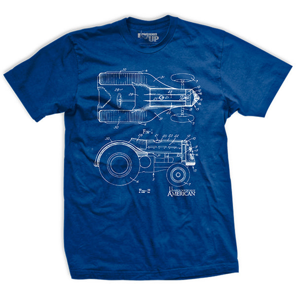 Tractor Blueprint T-Shirt Hoodie, Sweatshirt | CoreVibeTees.com (Image 1)