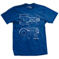 Tractor Blueprint T-Shirt Hoodie, Sweatshirt | CoreVibeTees.com (Image 1)