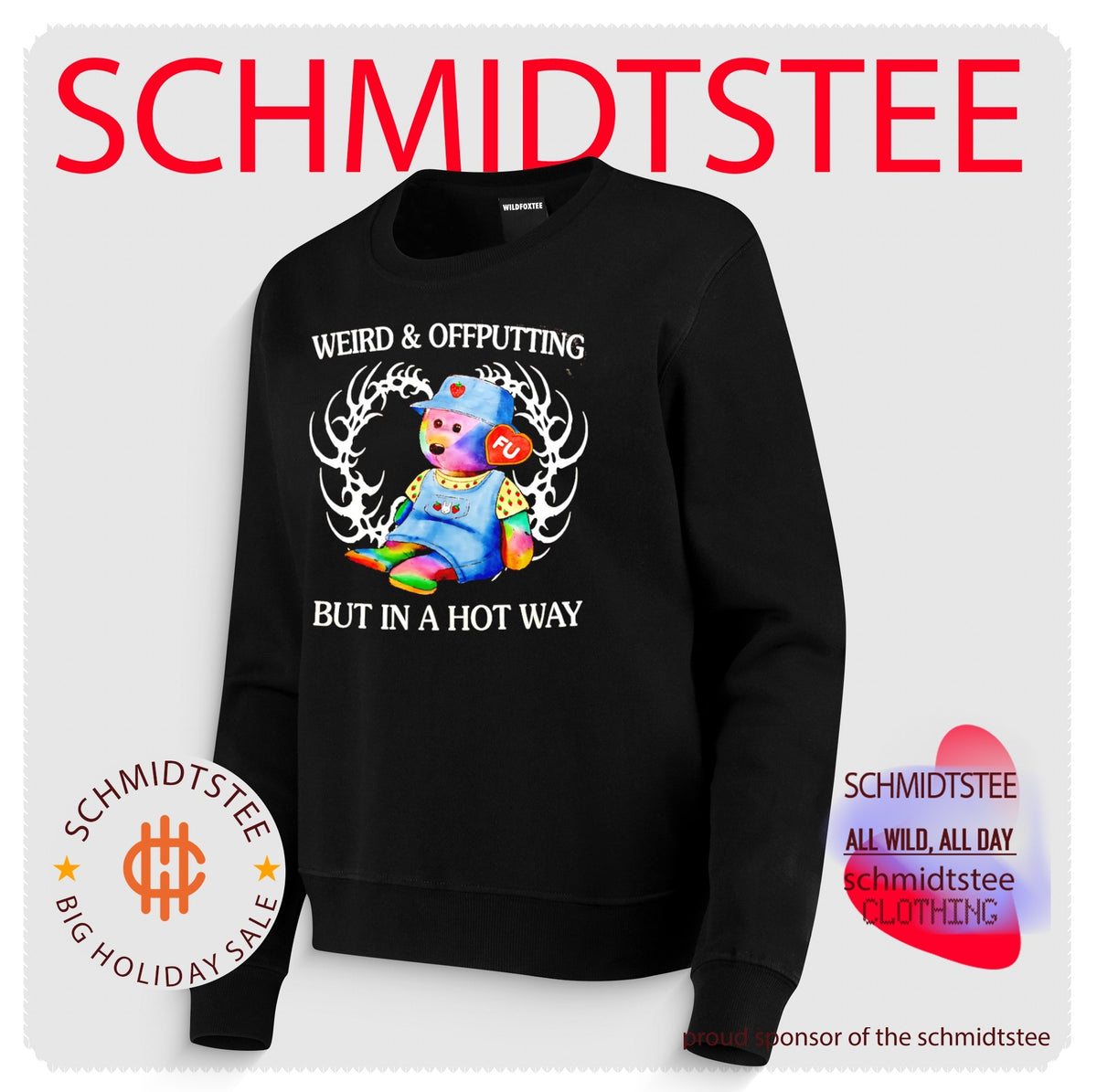 Weird & Offputting but in a Hot Way Beanie Bear shirt