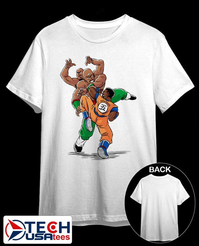 Wembanyama vs. Anthony Edwards 4-armed shirt