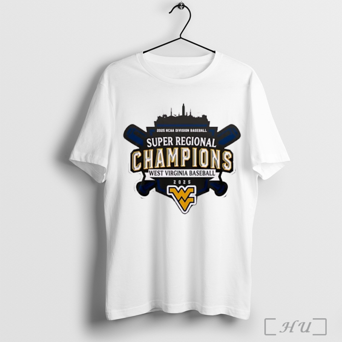 West Virginia Baseball 2025 Super Regionals Champions Logo T Shirt Sweatshirt Hoodie | CoreVibeTees.com