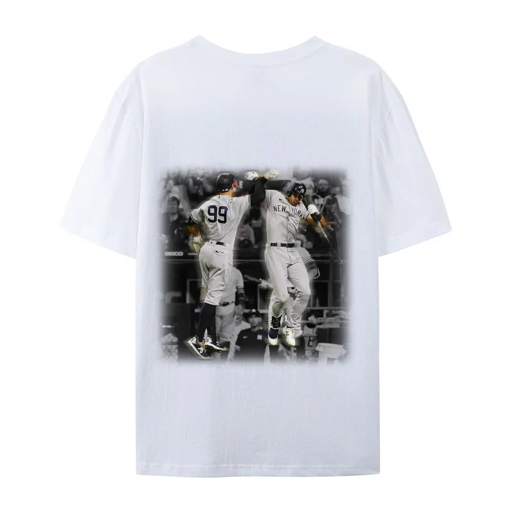 New York Yankees Aaron Judge Back Design TEE Hoodie, Sweatshirt | CoreVibeTees.com (Image 4)