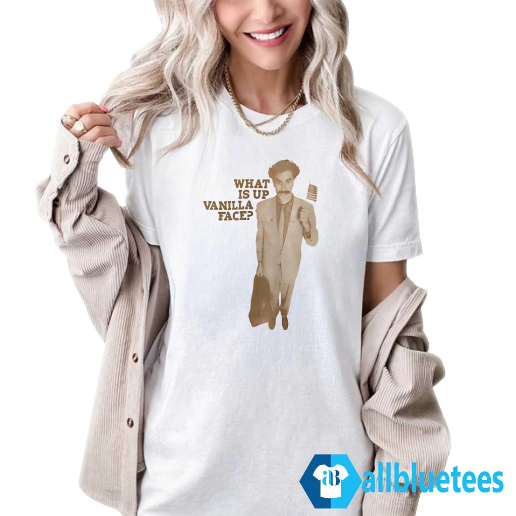 What Is Up Vanilla Face Shirt