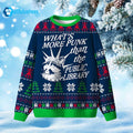 What’s More Punk Than The Public Library Ugly Christmas Sweater