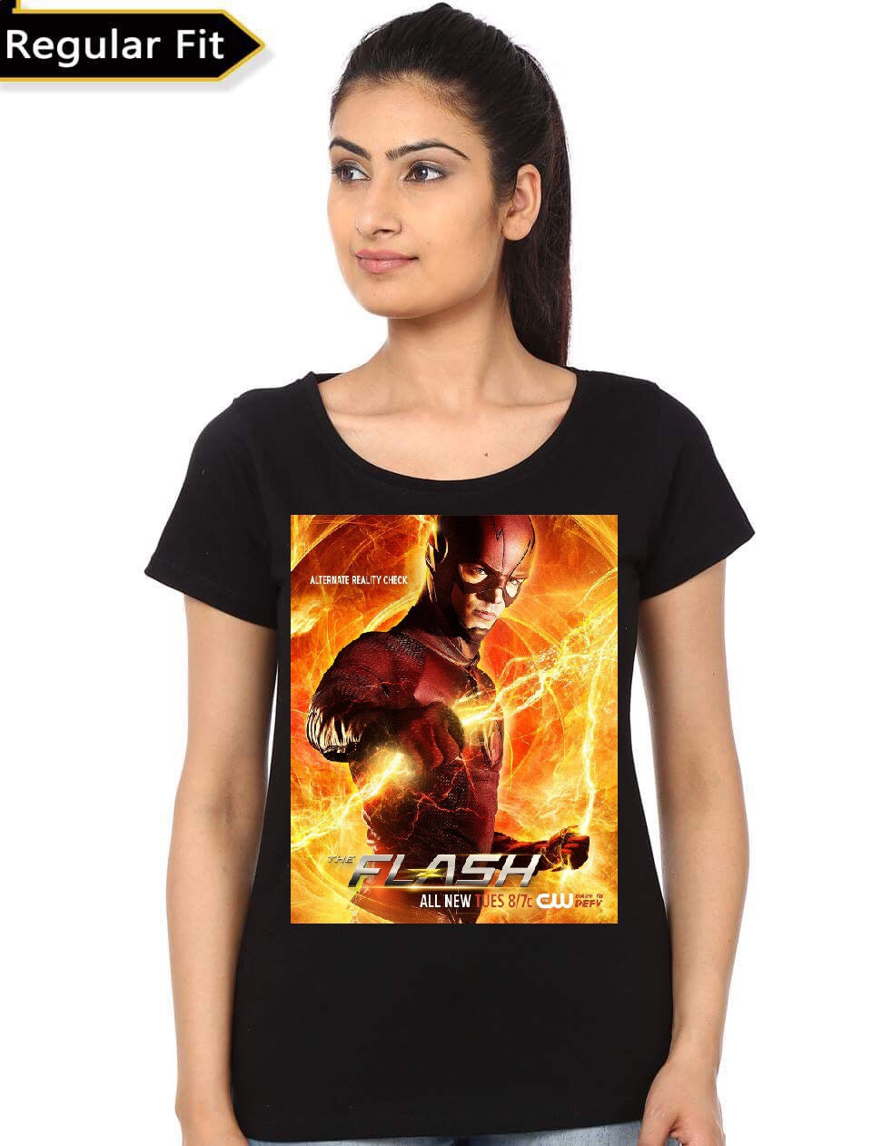 Flash Black Tee Hoodie, Sweatshirt | CoreVibeTees.com