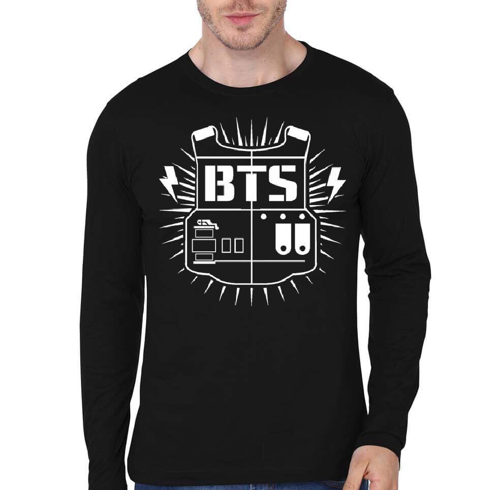 BPS Black Full Sleeve Tee Hoodie, Sweatshirt | CoreVibeTees.com