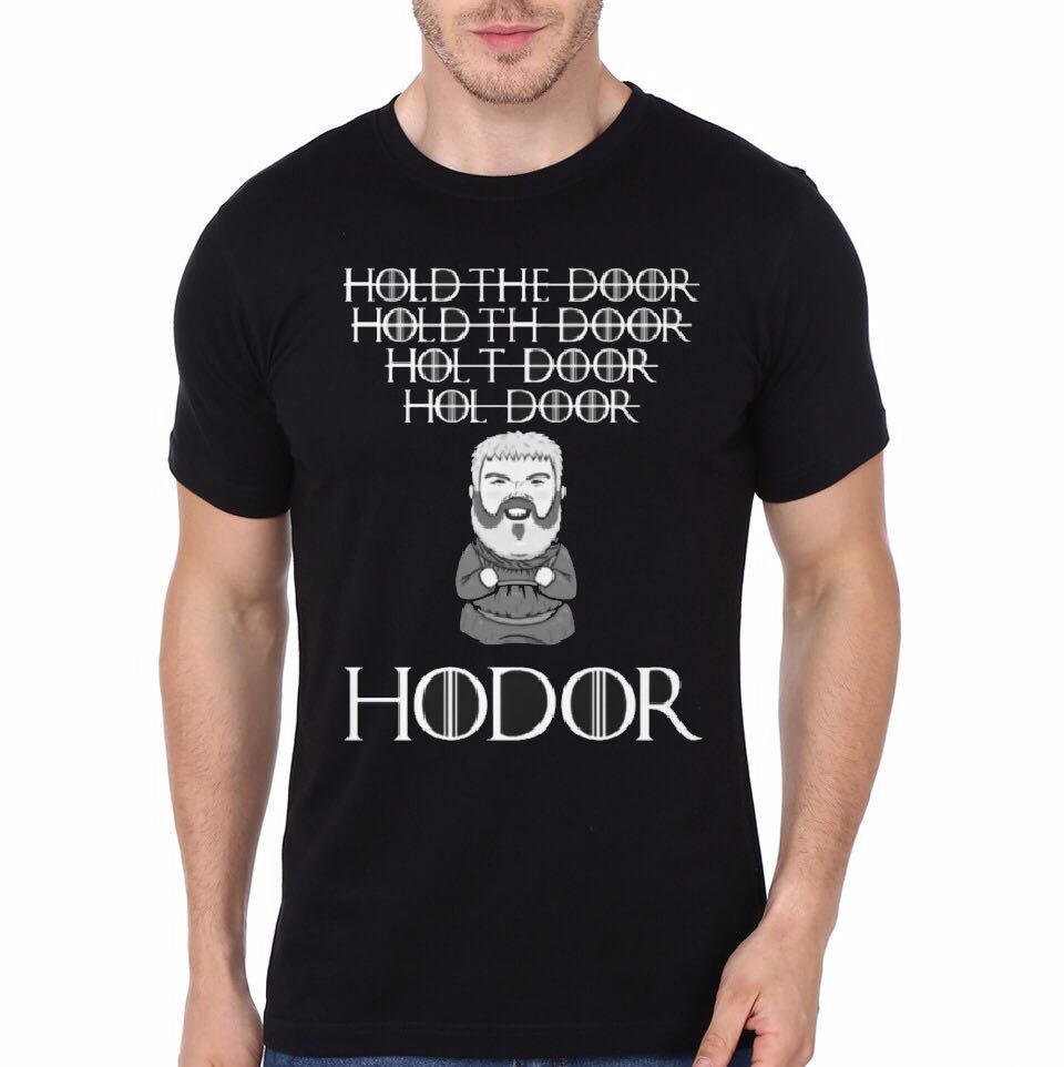 Hodor Black Tee Hoodie, Sweatshirt | CoreVibeTees.com