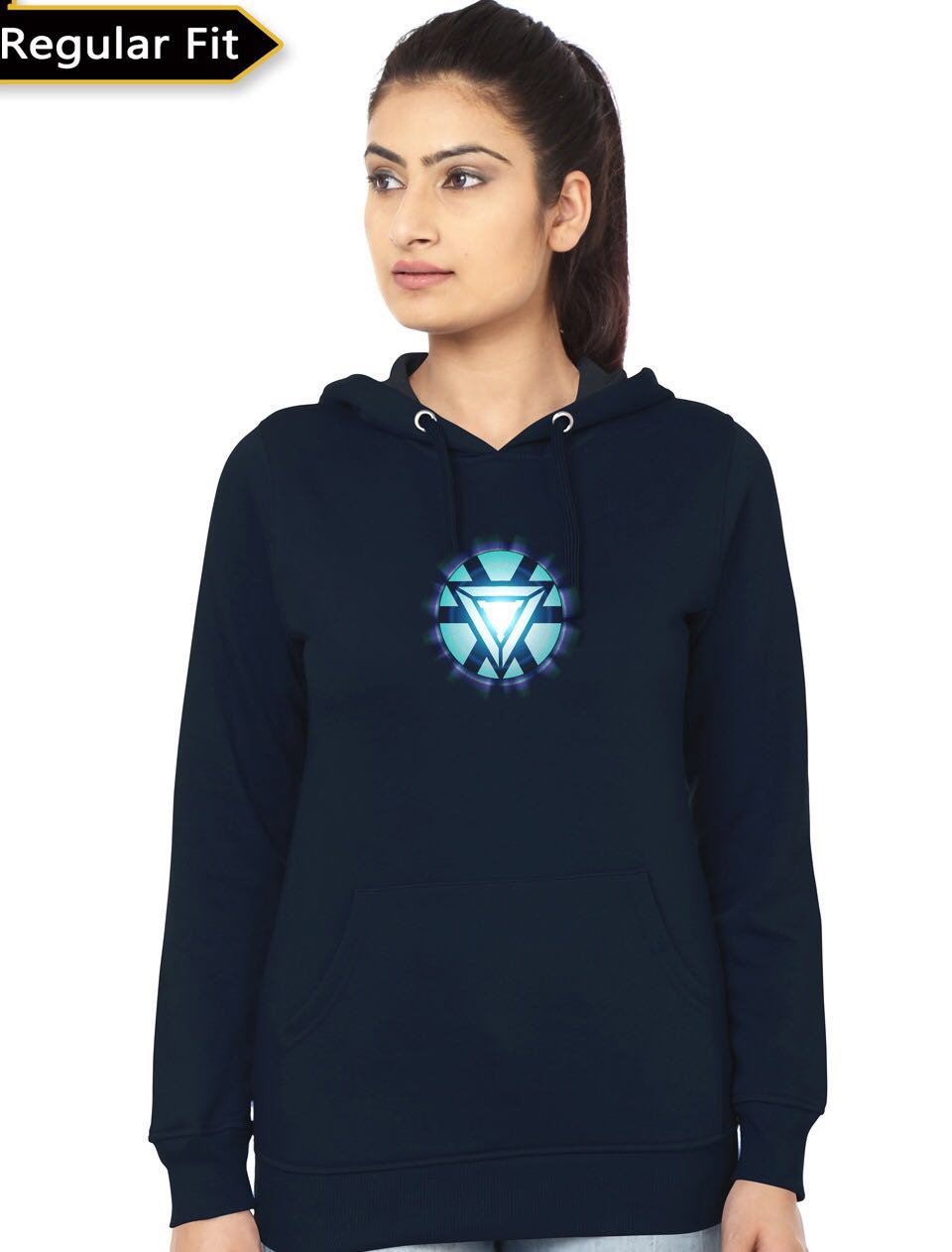 Arc Reactor Navy Blue Hoodie T-Shirts, Sweatshirt | CoreVibeTees.com