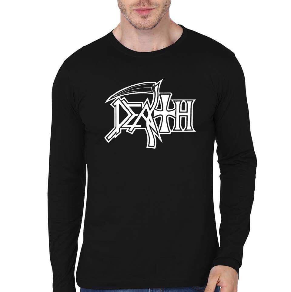 Death Band Black Full Sleeve T-Shirt Hoodie, Sweatshirt | CoreVibeTees.com
