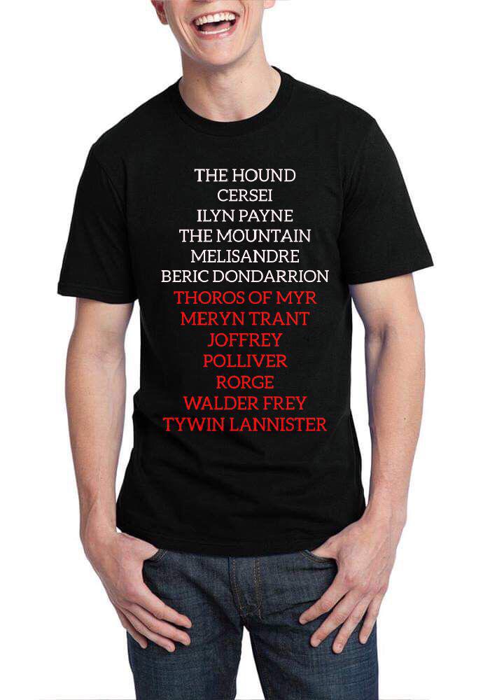 Arya Starkâ€™s List Black T-Shirt Hoodie, Sweatshirt | CoreVibeTees.com
