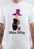 Fashion factory Half Sleeve White T-Shirt Hoodie, Sweatshirt | CoreVibeTees.com