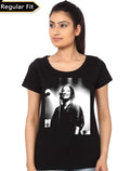 Customized Half Sleeve Girls Black T-Shirt Hoodie, Sweatshirt | CoreVibeTees.com