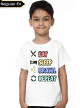 Eat Sleep Brawl Kids T-Shirt Hoodie, Sweatshirt | CoreVibeTees.com