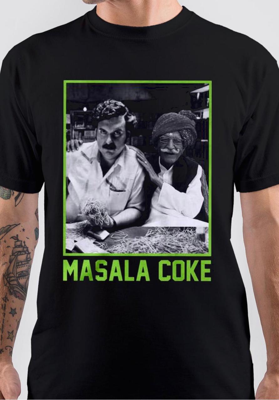 Pablo Escobar MDH Masala Coke T-Shirt Hoodie, Sweatshirt | CoreVibeTees.com