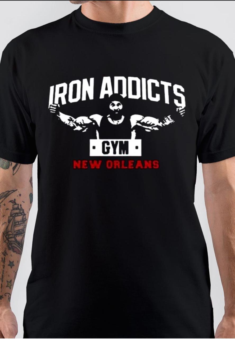 Iron Addicts Gym T-Shirt Hoodie, Sweatshirt | CoreVibeTees.com