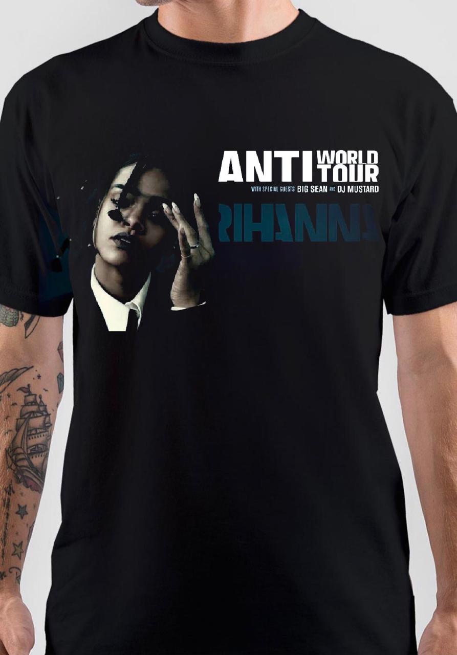 Anti Rihanna World Tour T-Shirt Hoodie, Sweatshirt | CoreVibeTees.com