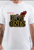 Hot Ones Half Sleeve White T-Shirt Hoodie, Sweatshirt | CoreVibeTees.com