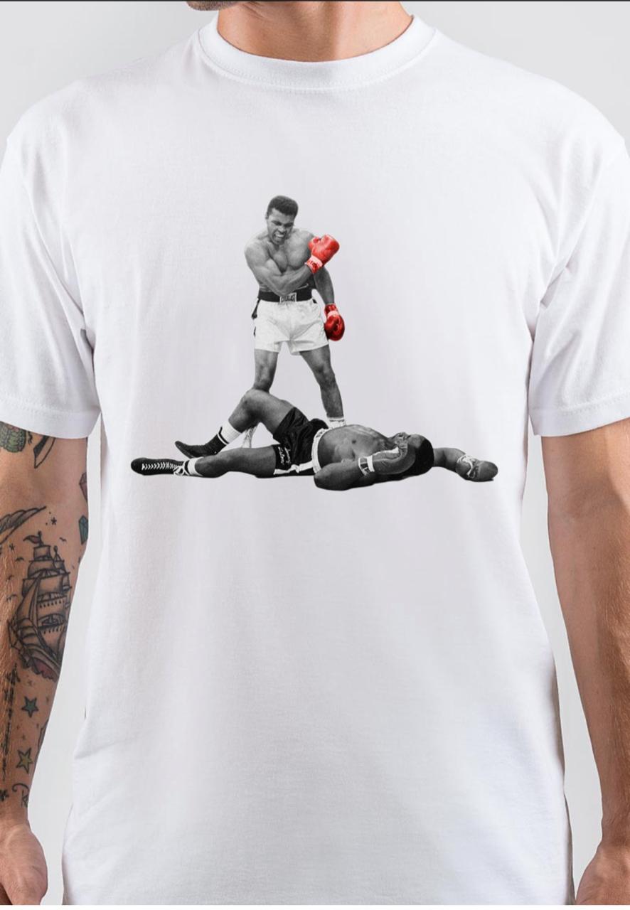 Muhammad Ali White T-Shirt Hoodie, Sweatshirt | CoreVibeTees.com