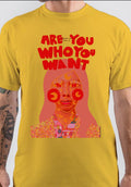 Foster The People- Are You Who You Want yellow T-Shirt Hoodie, Sweatshirt | CoreVibeTees.com