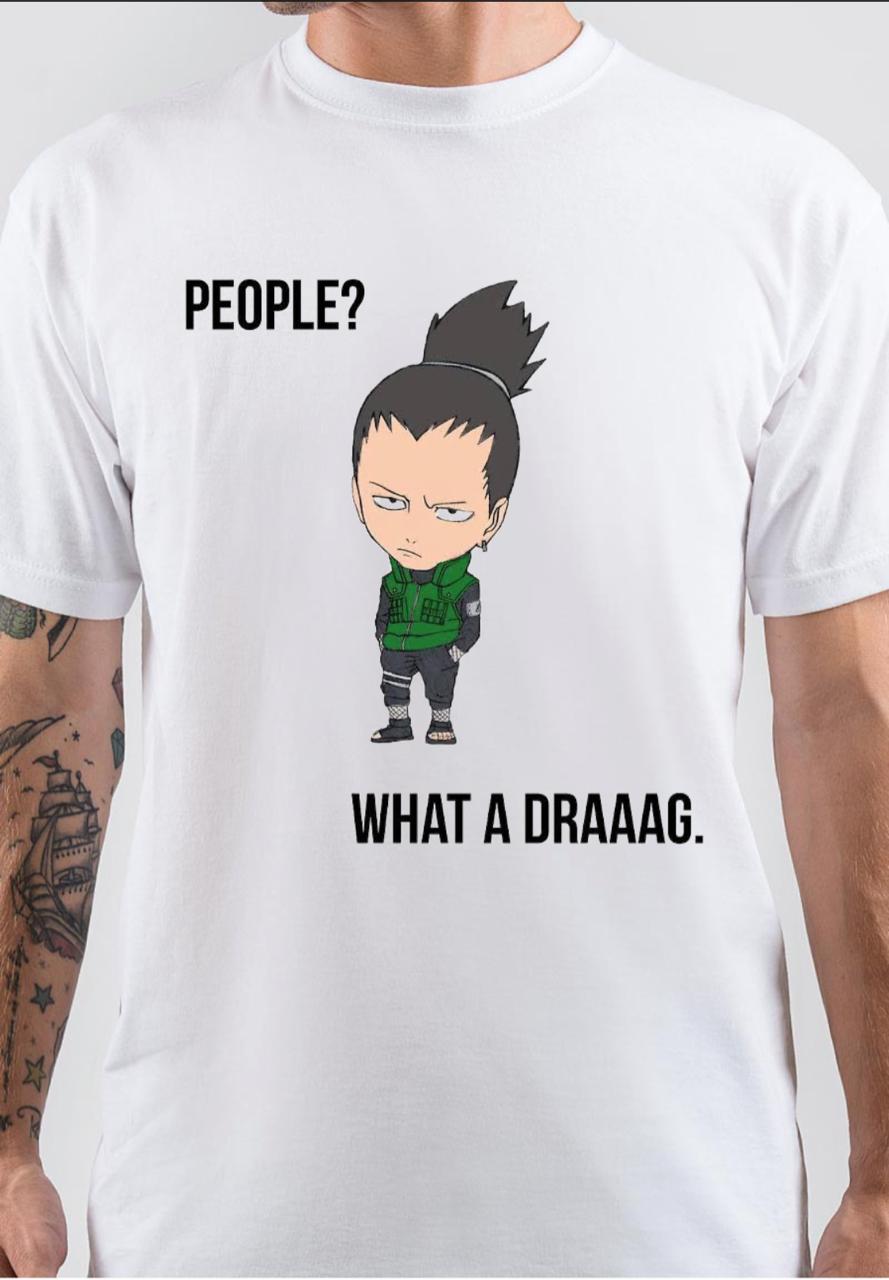 Shikamaru White T-Shirt Hoodie, Sweatshirt | CoreVibeTees.com