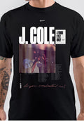 J cole tour poster Black T-Shirt Hoodie, Sweatshirt | CoreVibeTees.com