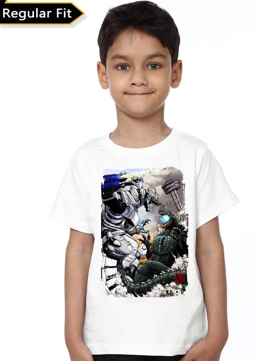 godzilla vs mechagodzilla art kids T-Shirt Hoodie, Sweatshirt | CoreVibeTees.com