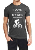 I Love It When My Wife Lets Me Go Cycling Grey T-Shirt Hoodie, Sweatshirt | CoreVibeTees.com