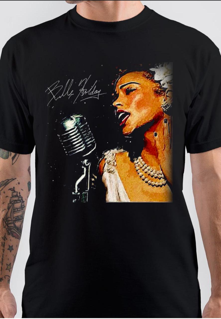 billie holiday art print T-Shirt Hoodie, Sweatshirt | CoreVibeTees.com