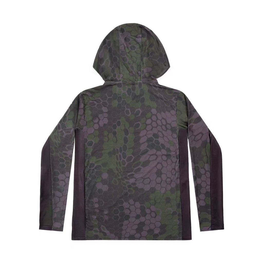 Scale Camo Fishing Hoodie T-Shirts, Sweatshirt | CoreVibeTees.com (Image 2)
