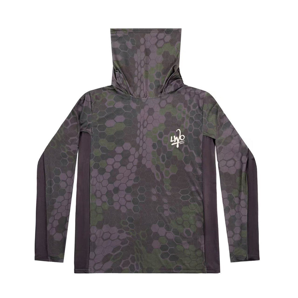 Scale Camo Fishing Hoodie T-Shirts, Sweatshirt | CoreVibeTees.com (Image 3)
