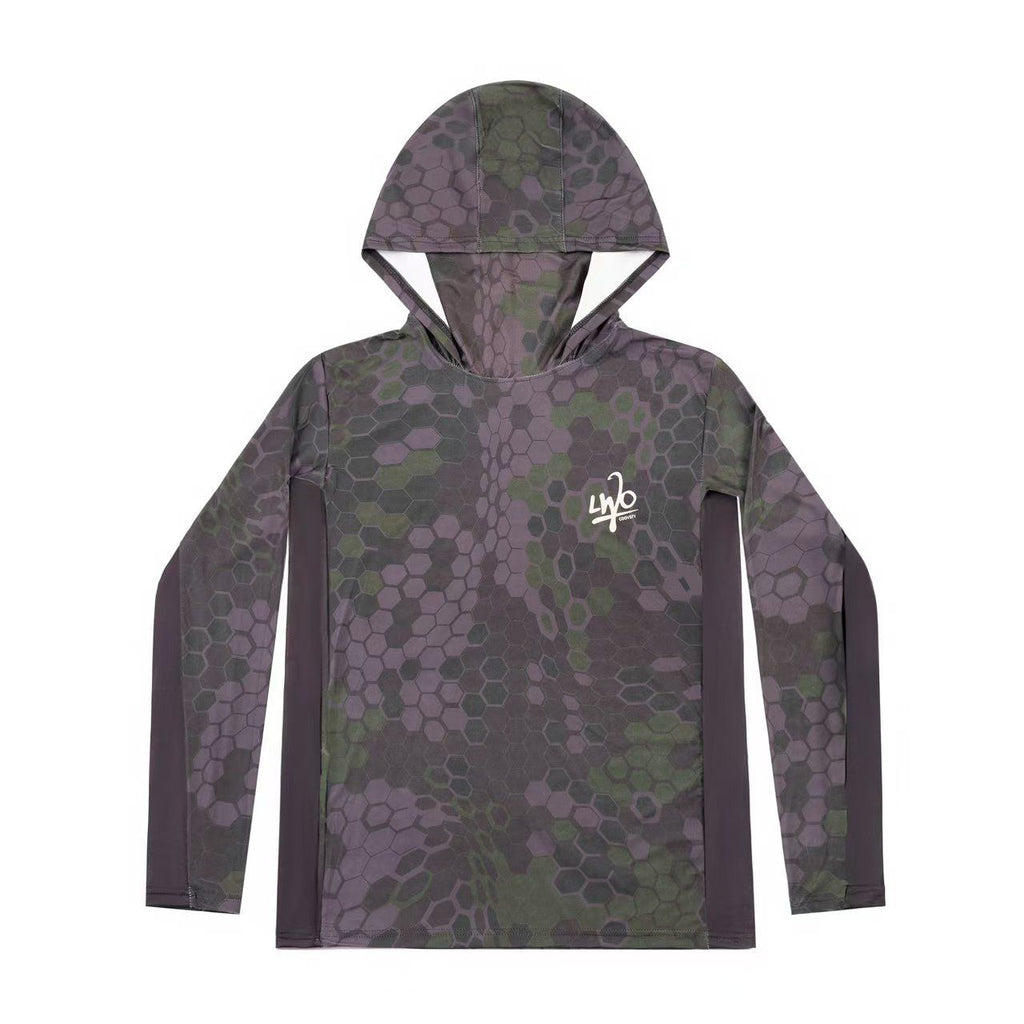 Scale Camo Fishing Hoodie T-Shirts, Sweatshirt | CoreVibeTees.com (Image 1)
