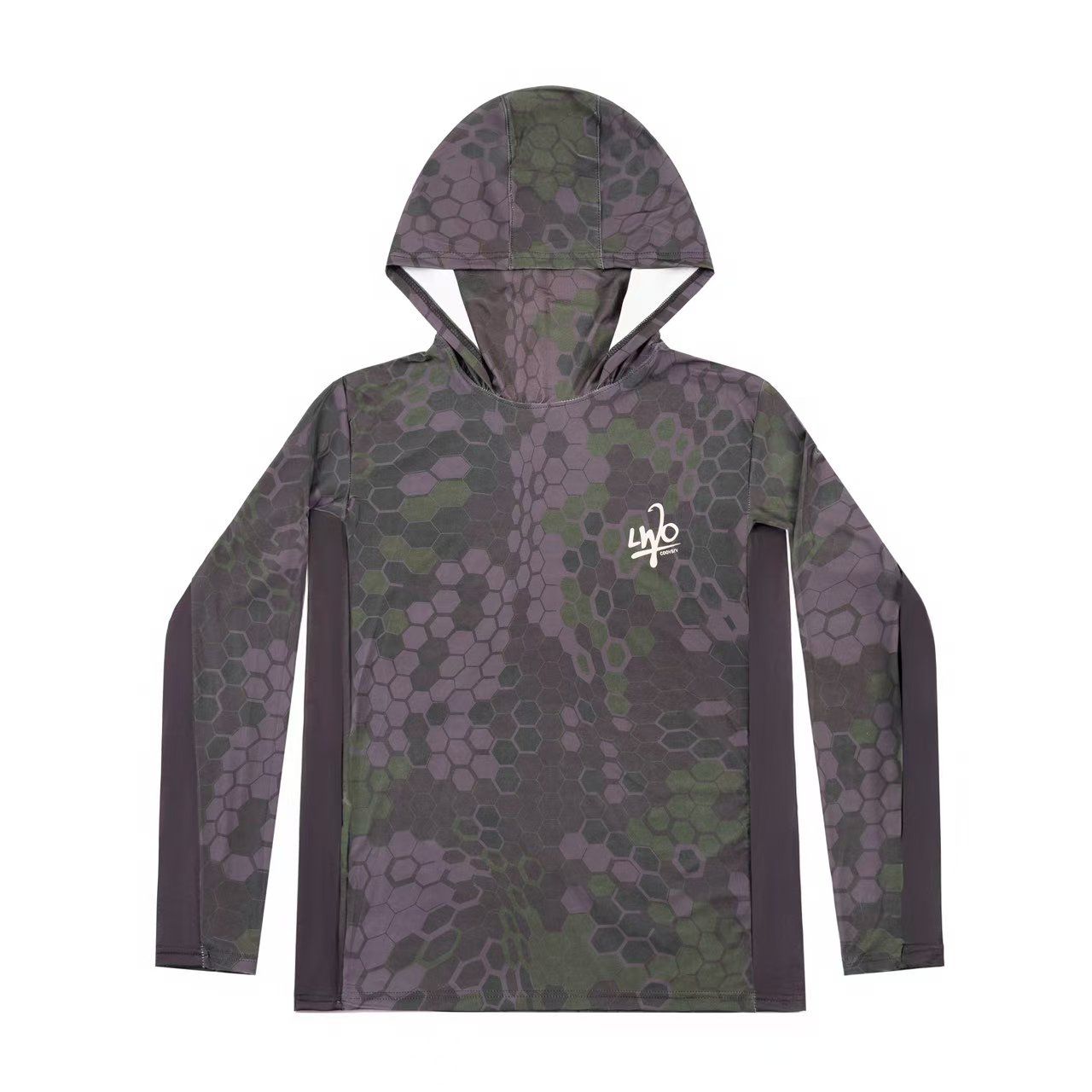 Scale Camo Fishing Hoodie T-Shirts, Sweatshirt | CoreVibeTees.com (Image 1)